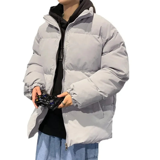 Veste matelassée décontractée style coréen pour homme – Idéale pour étudiants et usage quotidien