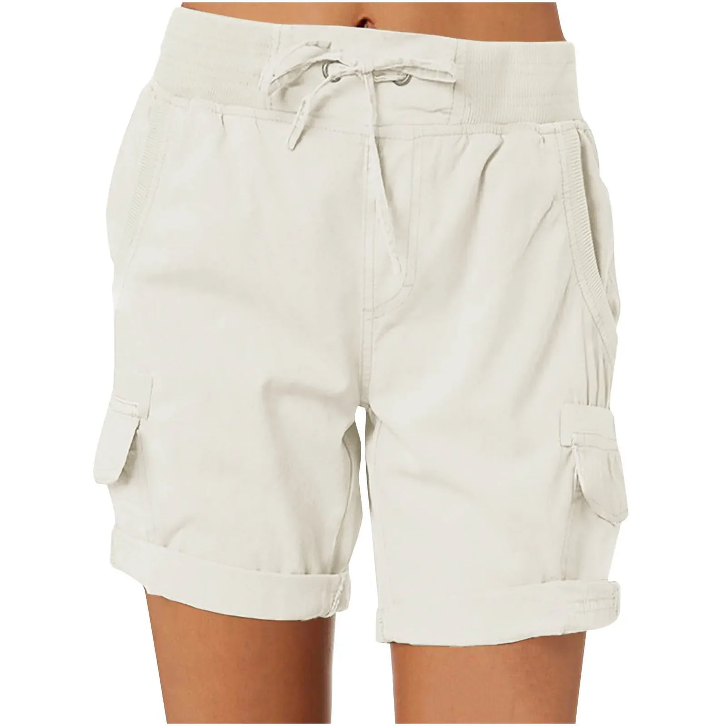 Kate – Shorts Cargo en Coton et Lin pour Femme