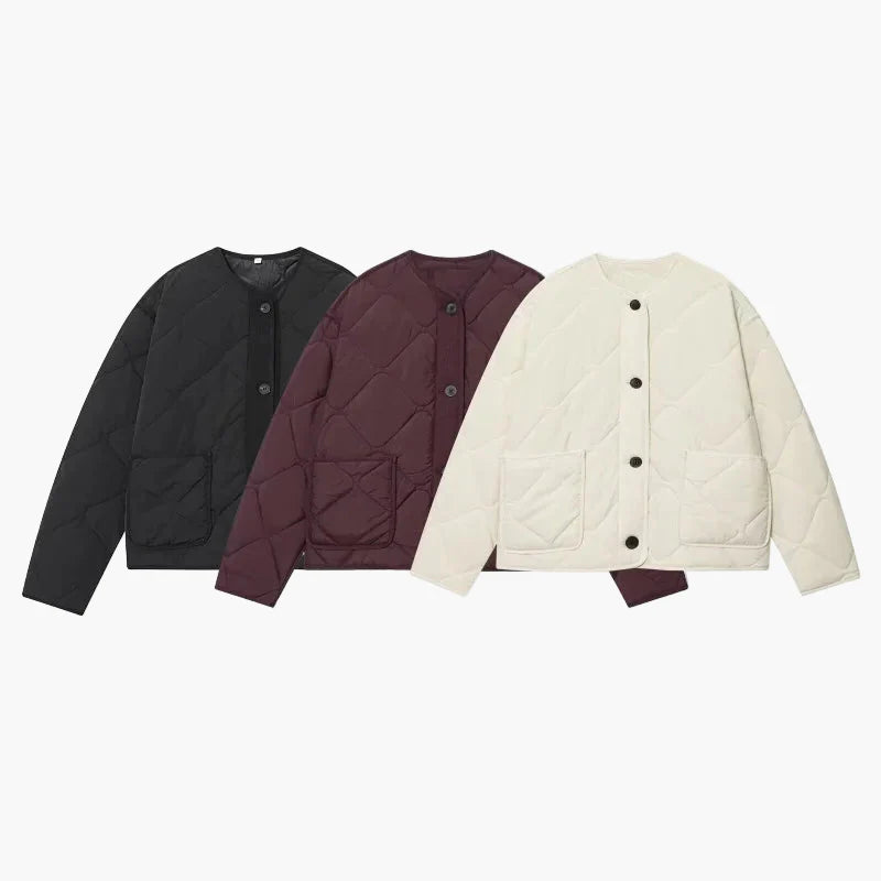 Veste matelassée décontractée pour femme – Style moderne et polyvalent