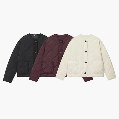 Veste matelassée décontractée pour femme – Style moderne et polyvalent