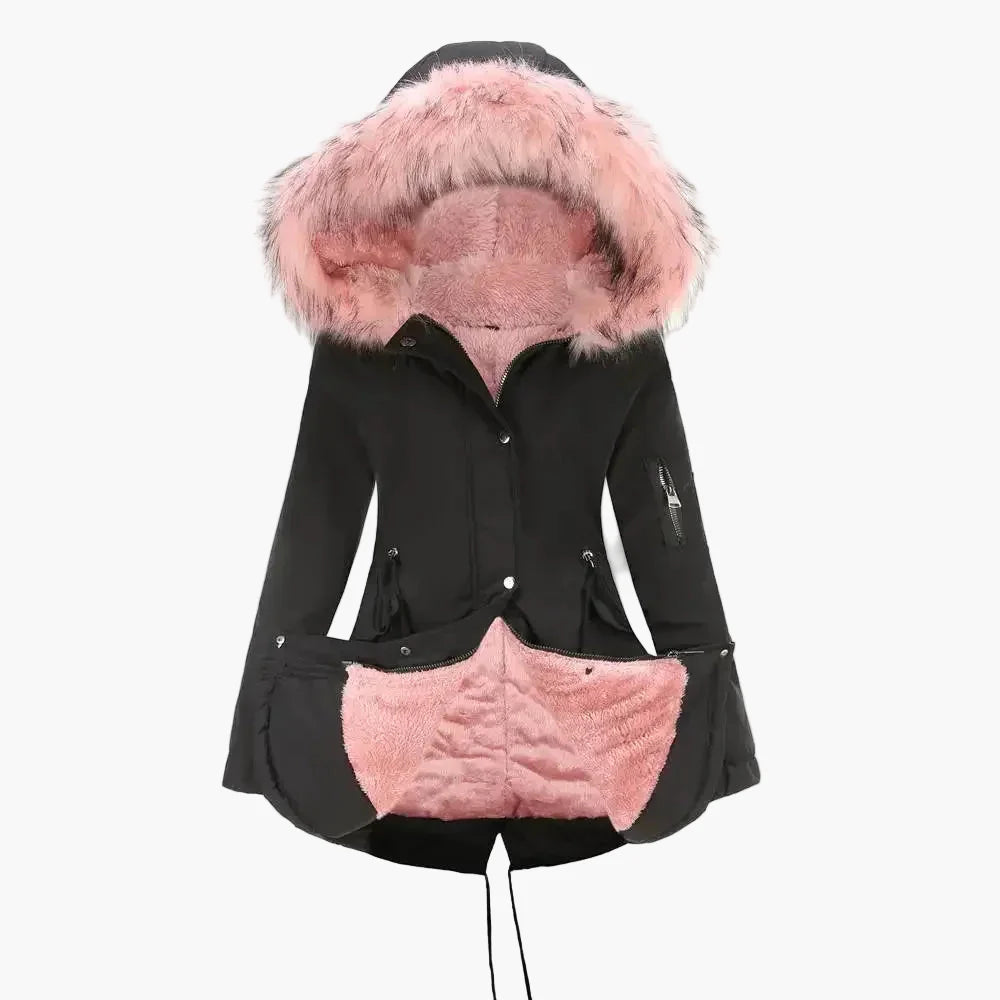 Parka d'hiver à capuche pour femme – Style élégant et chaud pour l'hiver