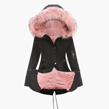 Parka d'hiver à capuche pour femme – Style élégant et chaud pour l'hiver