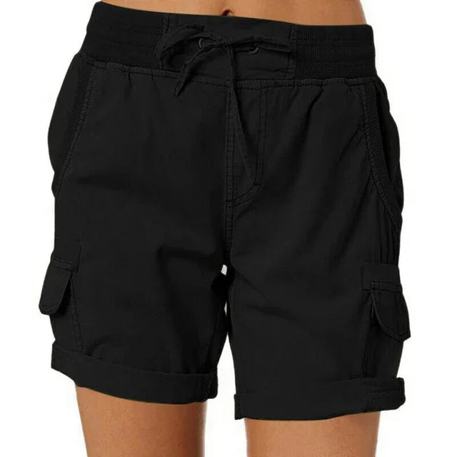 Kate – Shorts Cargo en Coton et Lin pour Femme