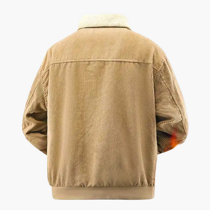 Veste chaude style urbain pour homme avec doublure épaisse – Idéale pour l'hiver et les activités décontractées