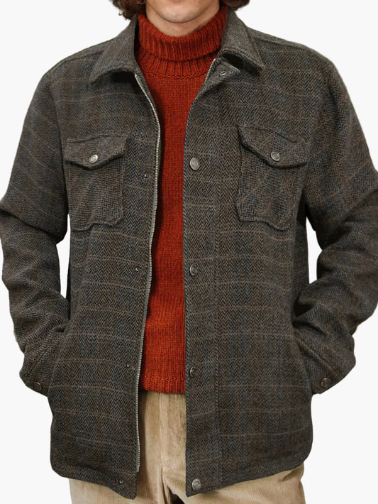 Veste Chemise Décontractée pour Homme Style Urbain Polyvalent