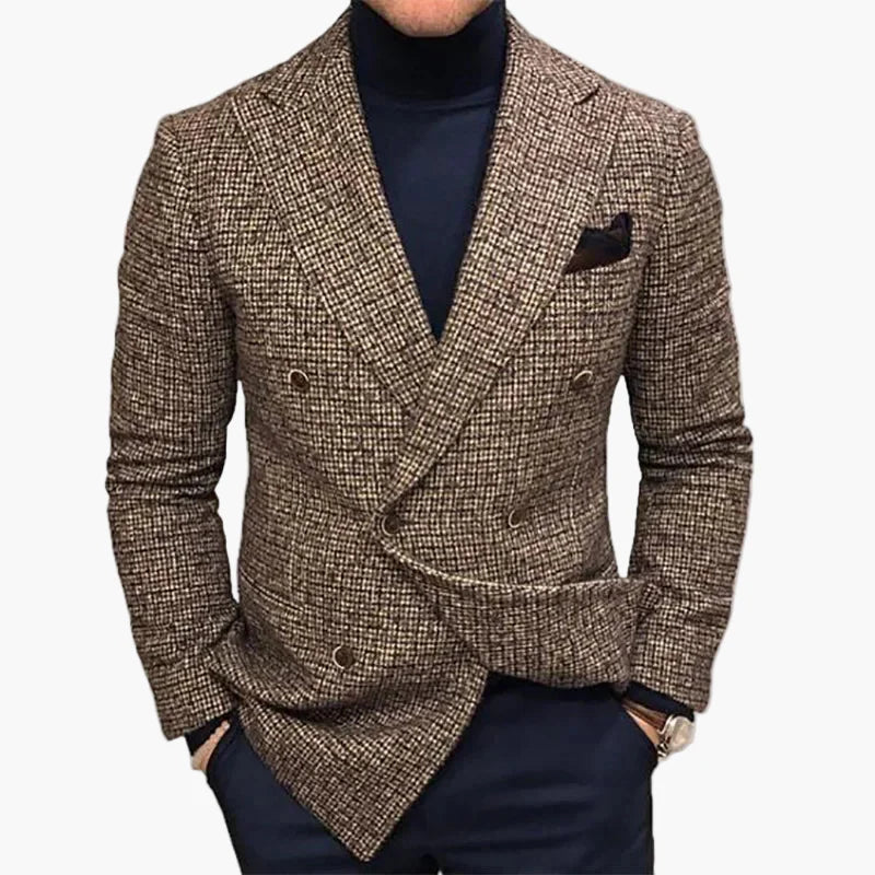 Veste blazer croisée élégante pour homme style business et soirée
