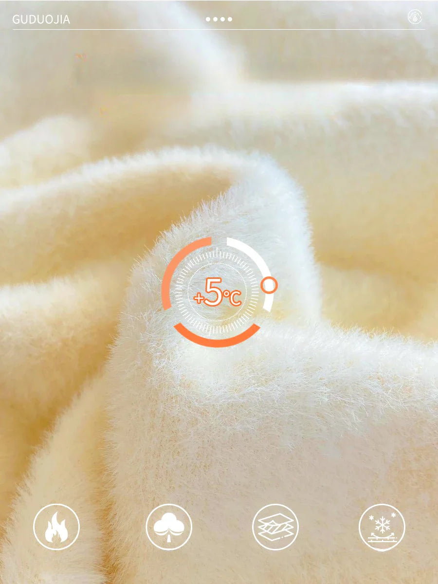 Pull Col Roulé Femme Élégant Style Décontracté pour Automne et Hiver