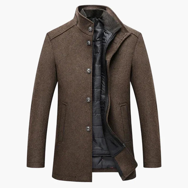 Manteau classique pour homme - Élégance urbaine et chaleur hivernale