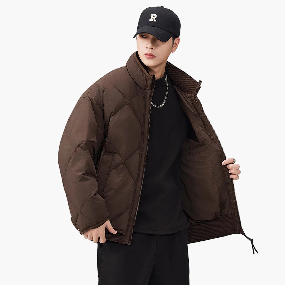 Veste matelassée décontractée pour homme – Style urbain et confort quotidien