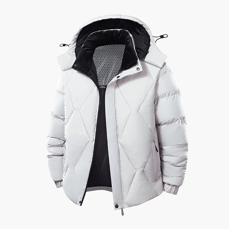 Veste doudoune homme style urbain imperméable chaud pour hiver