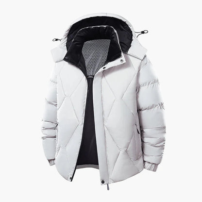 Veste doudoune homme style urbain imperméable chaud pour hiver