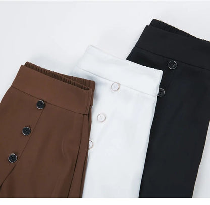 Pantalon Elégant à Jambes Larges