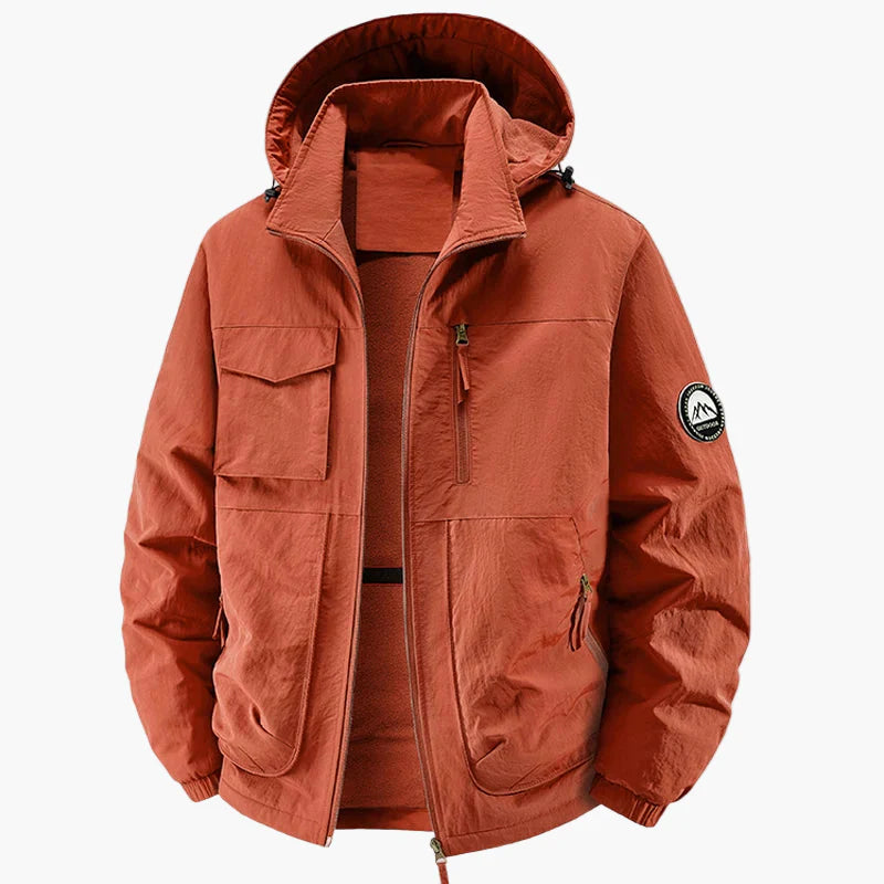Veste de Randonnée Homme Style Urbain avec Capuche – Idéale pour l’Extérieur et les Activités Quotidiennes