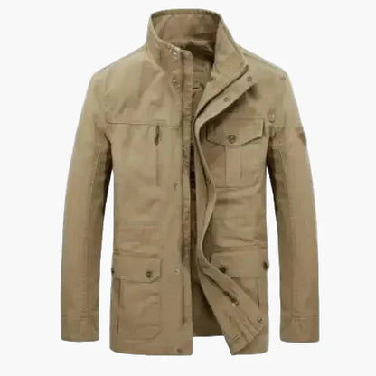 Veste décontractée homme à poches multiples style urbain pour usage quotidien