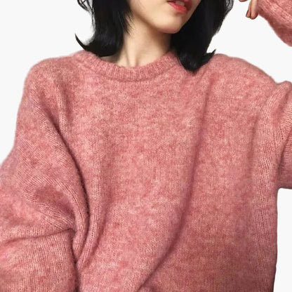 Pull ample style rétro pour femme – Mode décontractée automne hiver