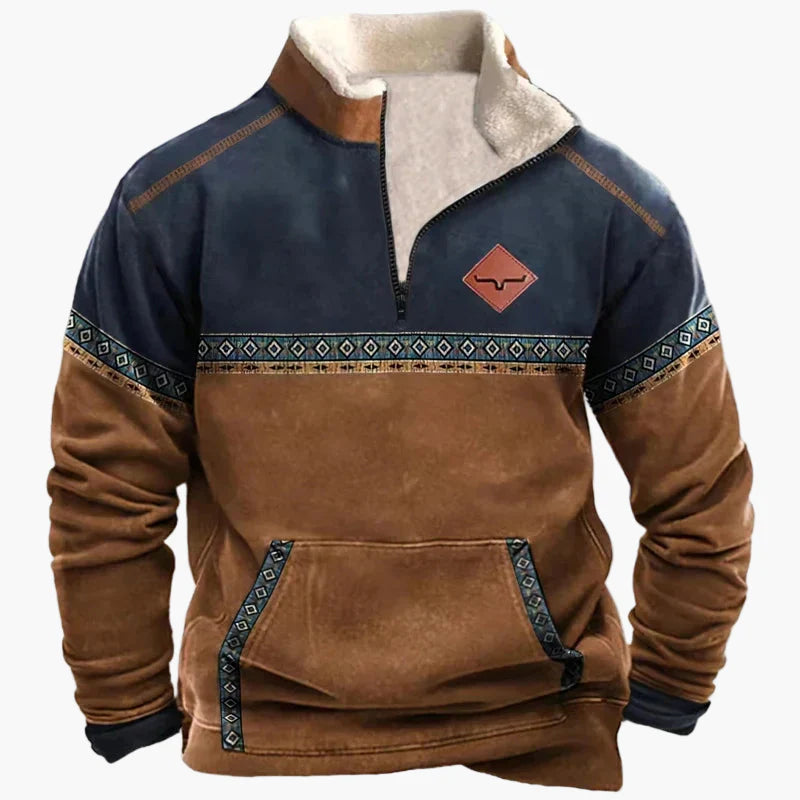 Sweat-shirt style western pour homme - Mode décontractée Wild West
