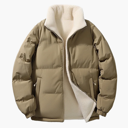 Veste doudoune homme style urbain coupe ample avec doublure chaude