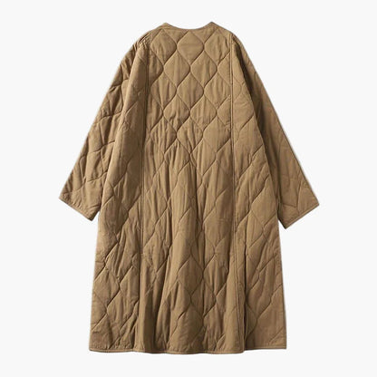 Manteau matelassé ample style japonais pour femme – Élégance décontractée automne-hiver