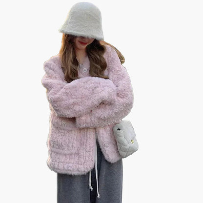 Veste Femme Élégante Style Coréen Décontracté pour l'Hiver