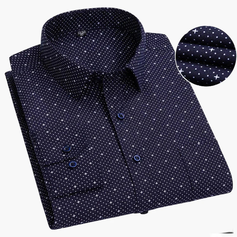 Chemise habillée à rayures pour homme - Élégance professionnelle et style moderne