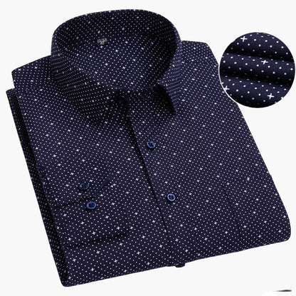 Chemise habillée à rayures pour homme - Élégance professionnelle et style moderne