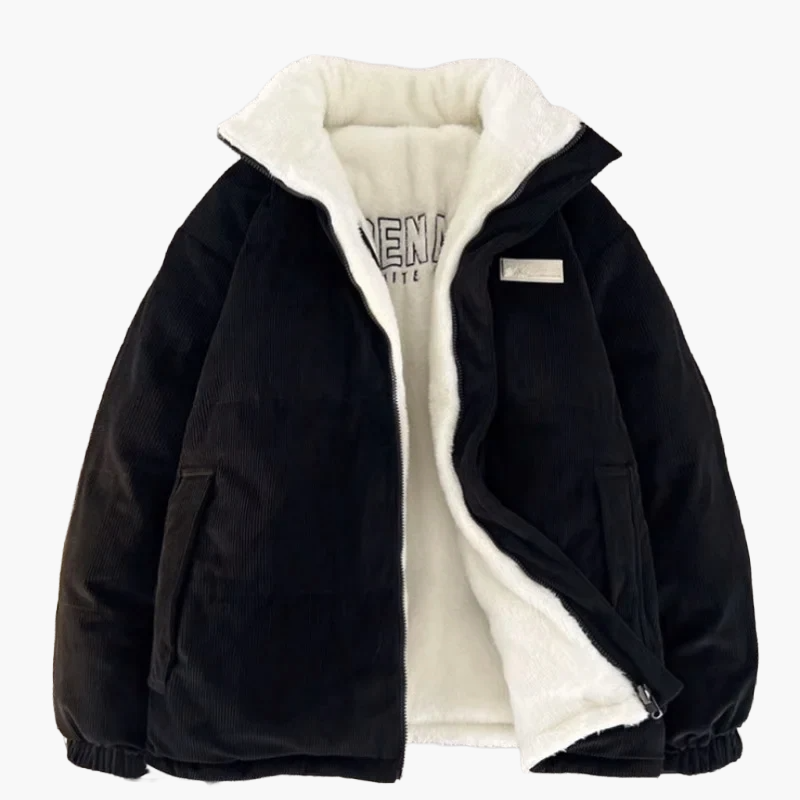 Veste d'hiver unisexe style urbain, coupe ample, usage quotidien et tendance