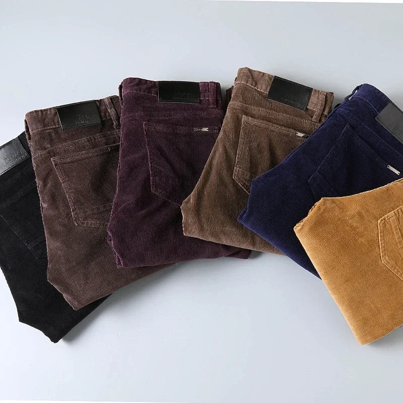 Phil – Pantalon d'Hiver en Velours Côtelé pour Hommes