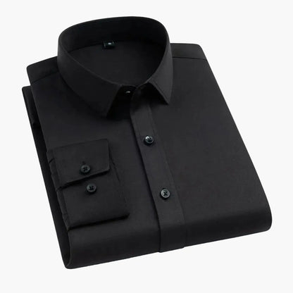 Chemise habillée extensible pour homme - Style élégant et confortable pour affaires et occasions spéciales