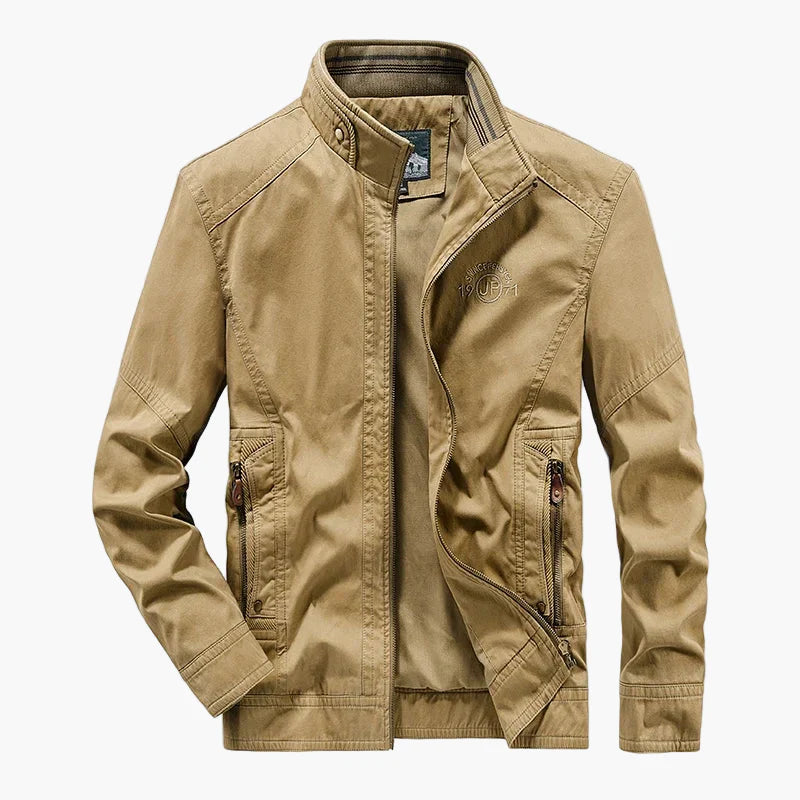 Veste décontractée pour homme style motard idéale pour la mi-saison