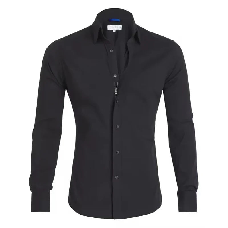 Richard – Chemise Slim en Coton pour Hommes