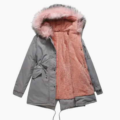 Parka d'hiver à capuche pour femme – Style élégant et chaud pour l'hiver