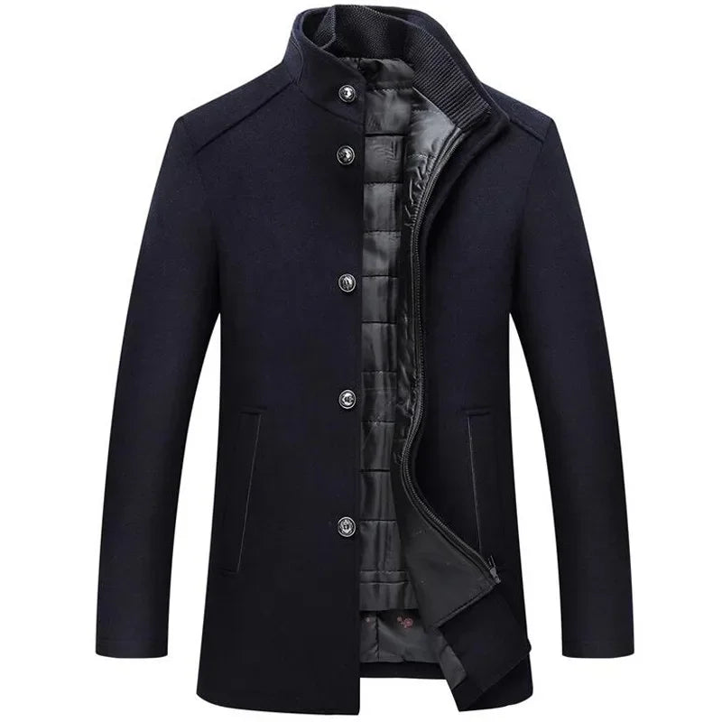 Manteau élégant pour homme style urbain - Idéal automne et hiver