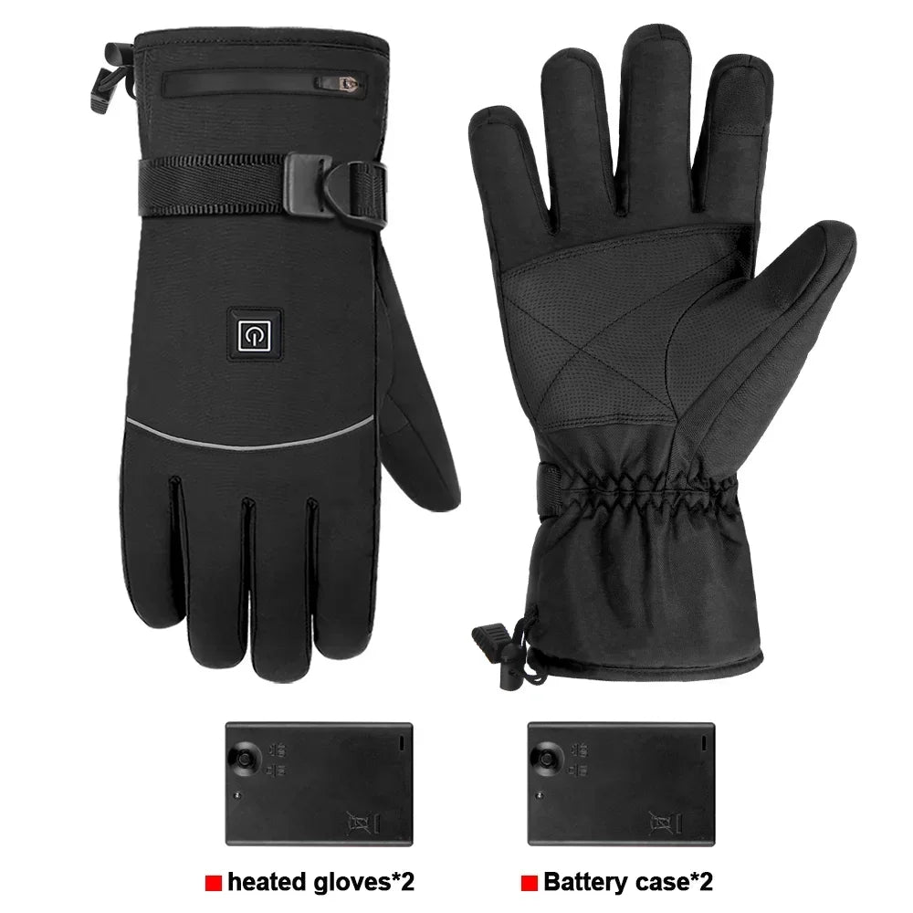 Diana – Gants Thermiques Chauffants Imperméables Unisex pour Sports d'Hiver