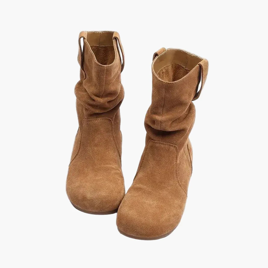 Bottes plates femme style décontracté pour automne et hiver