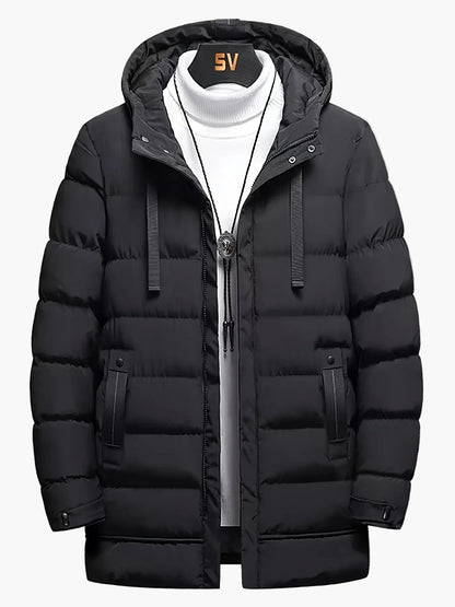 Manteau long d'hiver homme style parka urbaine polyvalente pour usage quotidien et activités extérieures