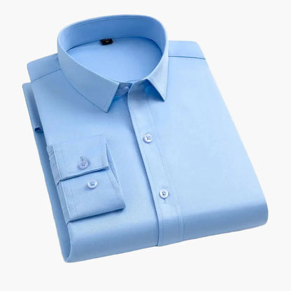 Chemise habillée extensible pour homme - Style élégant et confortable pour affaires et occasions spéciales