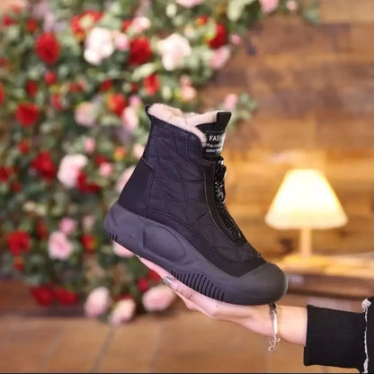 Phoebe – Bottes Hautes en Plateforme avec Fermeture Éclair pour Femmes