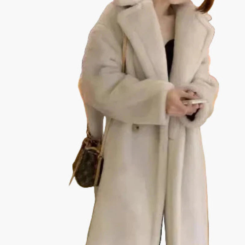 Manteau long femme style urbain élégant – Coupe oversize tendance pour l’hiver