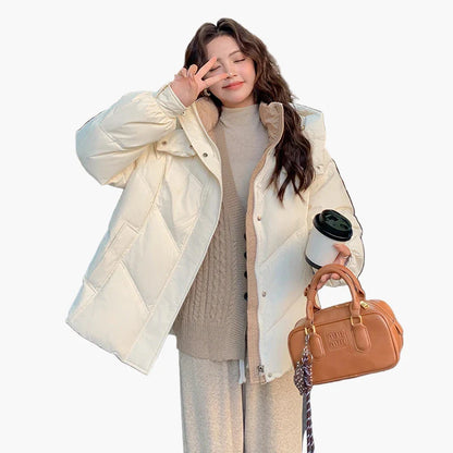 Veste matelassée décontractée femme style cocooning hiver