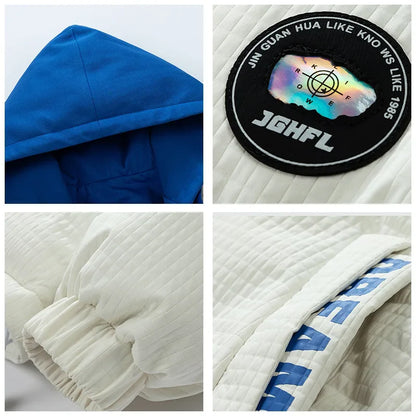 Veste doudoune homme style urbain à capuche – idéale pour l'hiver et la vie quotidienne