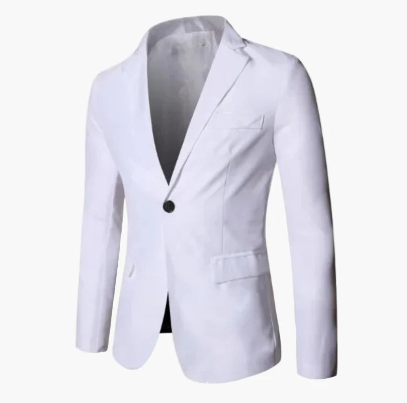 Veste de costume homme élégante coupe slim pour affaires et occasions formelles