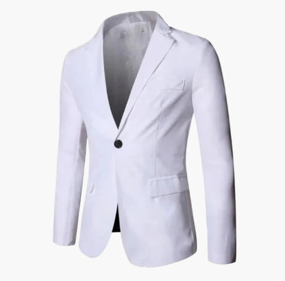 Veste de costume homme élégante coupe slim pour affaires et occasions formelles