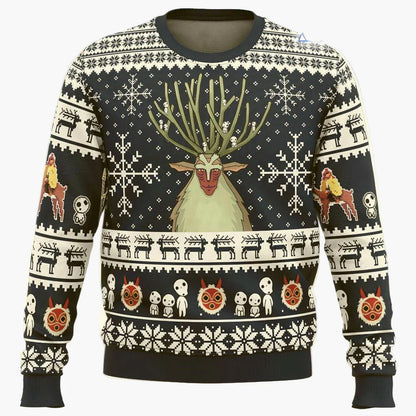 Pull de Noël homme style ugly sweater Jägermeister fête et cadeau original