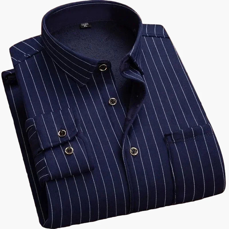 Chemise à carreaux décontractée pour homme, style classique élégante, idéale pour un look quotidien ou professionnel