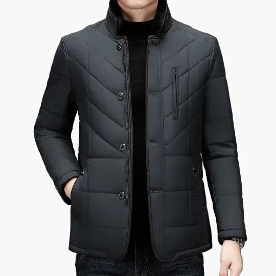 Veste matelassée élégante pour homme, style moderne, idéale pour l’hiver et les occasions décontractées