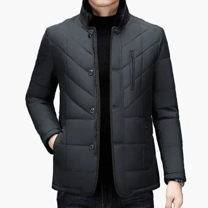Veste matelassée élégante pour homme, style moderne, idéale pour l’hiver et les occasions décontractées