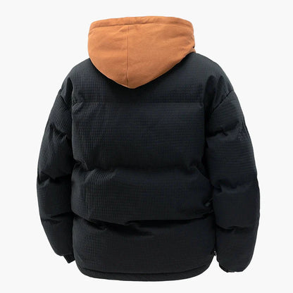 Veste doudoune homme style urbain à capuche – idéale pour l'hiver et la vie quotidienne