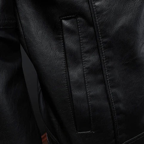 Veste homme style moto coupe moderne pour look urbain et élégant