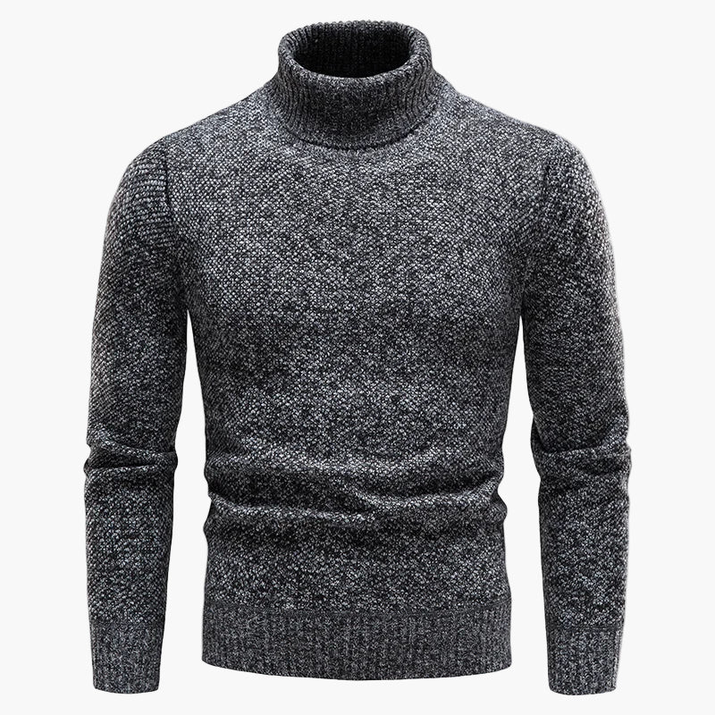 Pull à col roulé style classique pour homme – Élégance urbaine et confort quotidien