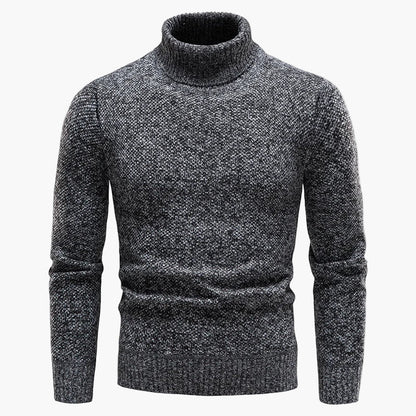 Pull à col roulé style classique pour homme – Élégance urbaine et confort quotidien